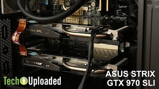 ASUS Strix GTX 970 SLI overview and benchmarks [upl. by Ojahtnamas742]