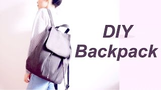 DIY Backpack  リュックサック  バックパックの作り方  手作教學  Costura  Sewing Tutorialㅣmadebyaya [upl. by Yursa35]