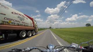 2010 Yamaha V star 650 test drive review [upl. by Enom]