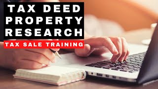 HOW TO RESEARCH TAX DEED PROPERTIES SIX STEPS TO DUE DILIGENCE [upl. by Embry458]