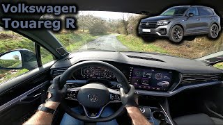 2022 Volkswagen Touareg R  POV test drive [upl. by Asilana425]