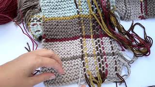 How To Make TartanPlaid Knitting [upl. by Saticilef]