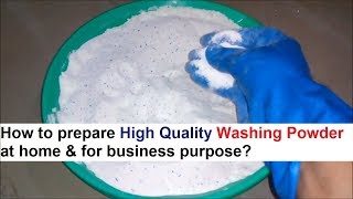 Detergent Washing Powder Making Formula [upl. by Ahsinaj938]