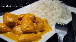 POLLO AL CURRY RECETA MUY FÁCIL Y RÁPIDA [upl. by Rudiger]