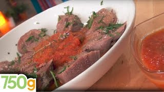 Recette de la langue de boeuf sauce piquante cuisson basse température en pot [upl. by Favata]