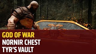 God of War  Nornir Chest in Tyrs Vault [upl. by Marbut]