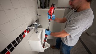 M12™ TRAPSNAKE™ 4 Urinal Auger Demonstration [upl. by Limak848]