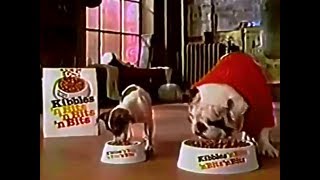 Big Heart Pet Brands Kibbles N Bits Dog Food 1988 TV Commercial HD [upl. by Cirilla]