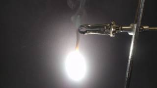 Burning magnesium ribbon [upl. by Rieger]