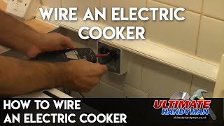 How to wire an electric cooker [upl. by Nicole110]