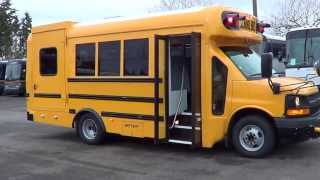 Northwest Bus Sales  NEW 2014 Chevrolet Starcraft Quest Type A Wheelchair School Bus  B13122 [upl. by Lait]