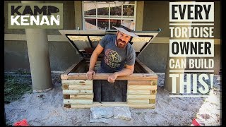 Building a perfectly SMALL TORTOISE HOUSE at Kamp Kenan [upl. by Alla]