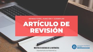 Articulo de revisión estructura función y algunos ejemplos [upl. by Holzman]