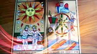 EL SOL y TODOS los ARCANOS MAYORESCOMBINACIONES TAROT [upl. by Xino]