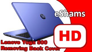 HP NoteBook 15 Removing Back Cover [upl. by Asyl]