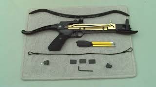 Cobra 80lb Pistol Crossbow Budk Unboxing Assembly Review [upl. by Onit709]