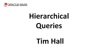 Hierarchical Queries in Oracle CONNECT BY [upl. by Akehs]