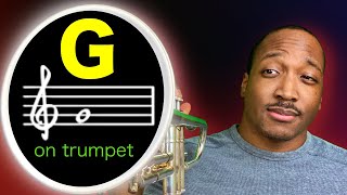 How to Play G on Trumpet  Notes on Trumpet [upl. by Akienom]