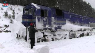 Croatian Railways  Vlak u snijegu [upl. by Jump765]