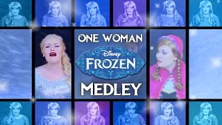 One Woman A Cappella Frozen Medley  Heather Traska [upl. by Kere]