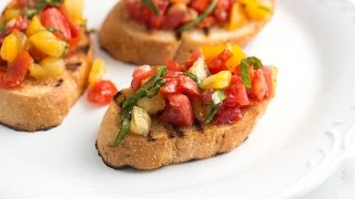 Perfect Tomato Bruschetta Recipe [upl. by Sayette]