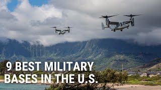 9 Best Military Bases in the U S [upl. by Roselba429]