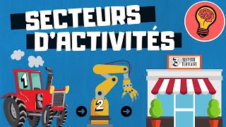 LES SECTEURS DACTIVITES  DE PRODUCTION [upl. by Buckden]