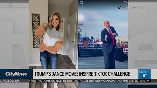 Trumps dance moves inspire TikTok challenge [upl. by Jolanta742]