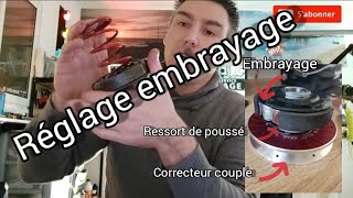 Réglage embrayage ressort embrayage [upl. by Quennie112]