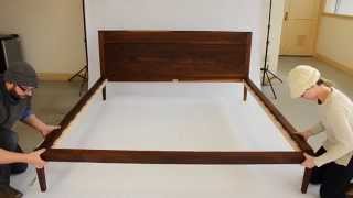 Platform Bed No1  Assembly Instructions [upl. by Id]