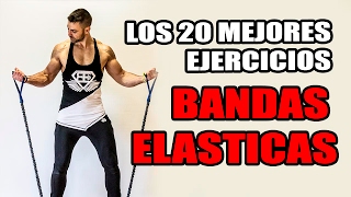 🔴 Los 20 mejores EJERCICIOS  BANDAS ELASTICAS [upl. by Jeanna]