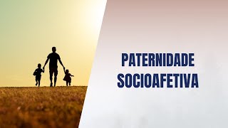 Paternidade socioafetiva [upl. by Asiulairam]