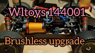 Wltoys 144001 brushless upgrade [upl. by Eelrahc]