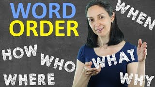 Word Order  Statements  English Grammar Lesson  B1Intermediate [upl. by Ellenrad937]