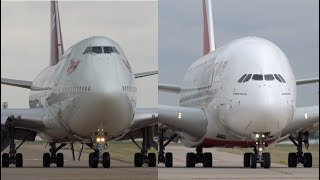 WHICH IS LOUDER Airbus A380 vs Boeing 747 [upl. by Bowrah]