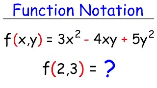 Evaluating Functions  Basic Introduction  Algebra [upl. by Krall305]