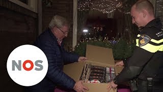 VUURWERK Zoektocht naar illegale knallers eindigt bij opa en oma [upl. by Kendyl]