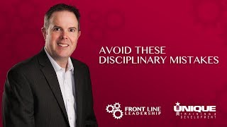 Avoid These Disciplinary Mistakes [upl. by Greenstein]