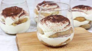 Tiramisu im Glas I Last Minute Dessert in 15 Minuten [upl. by Rehpotsrihc252]