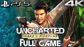 UNCHARTED 1 PS5 REMASTERED Gameplay Walkthrough FULL GAME 4K 60FPS [upl. by Asselam565]