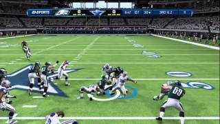 Madden NFL 13 Gameplay Philadelphia Eagles vs Dallas Cowboys  Xbox 360 [upl. by Gold]