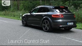 TECHART Soundvideo TA B95T1 Powerkit and Exhaust System Sport for the Macan Turbo [upl. by Arbe]