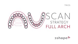 3Shape TRIOS Scan Strategy Full Arch [upl. by Ydnas]