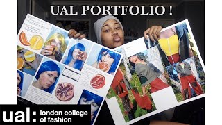 ACCEPTED PORTFOLIO UAL London College of Fashion [upl. by Grenville]