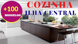 100 Modelos de Cozinhas Com Ilha Central Modernas [upl. by Marquardt470]