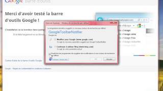 Installer la barre doutils de Google [upl. by Manard]