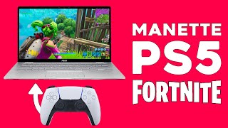 COMMENT JOUER À FORTNITE PC AVEC UNE MANETTE PS5  TUTO [upl. by Natsyrk338]