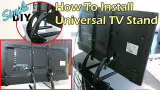 How To Install Universal TV Stand [upl. by Markiv913]