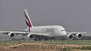 A380 takeoff GREAT engine SOUND [upl. by Pilloff]