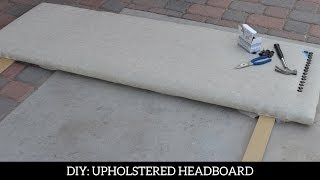 DIY How to Upholster a Headboard [upl. by Juxon837]